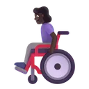 Free In Manual Wheelchair Icon