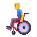 Free In Manual Wheelchair Icon