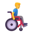 Free In Manual Wheelchair Icon