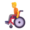 Free In Manual Wheelchair Icon