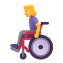 Free In Manual Wheelchair Icon