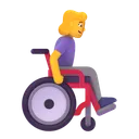 Free In Manual Wheelchair Icon