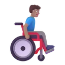 Free In Manual Wheelchair Icon