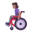 Free In Manual Wheelchair Icon