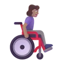Free In Manual Wheelchair Icon