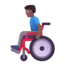 Free In Manual Wheelchair Icon