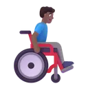 Free In Manual Wheelchair Icon