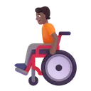 Free In Manual Wheelchair Icon