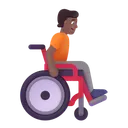 Free In Manual Wheelchair Icon