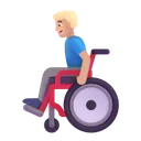 Free In Manual Wheelchair Icon