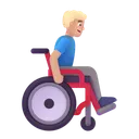 Free In Manual Wheelchair Icon
