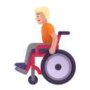 Free In Manual Wheelchair Icon