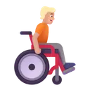 Free In Manual Wheelchair Icon