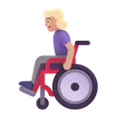 Free In Manual Wheelchair Icon