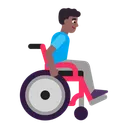 Free In Manual Wheelchair Icon