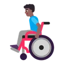 Free In Manual Wheelchair Icon