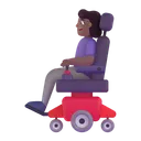 Free In Motorized Wheelchair Icon