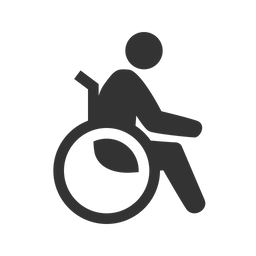 Free Wheelchair  Icon