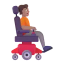 Free In Motorized Wheelchair Icon