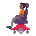 Free In Motorized Wheelchair Icon