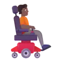 Free In Motorized Wheelchair Icon