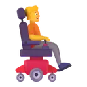 Free In Motorized Wheelchair Icon