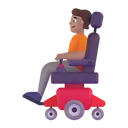 Free In Motorized Wheelchair Icon