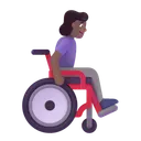 Free In Manual Wheelchair Icon