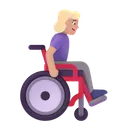 Free In Manual Wheelchair Icon