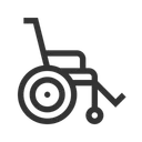 Free Wheelchair  Icon