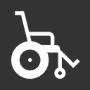 Free Wheelchair  Icon