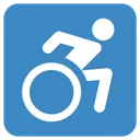 Free 휠체어 상징 접근 아이콘