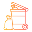 Free Wheelie Bin Container Rubbish Icon
