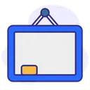 Free White Board Board Presentation Icon