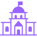 Free White House Building Landmark Icon