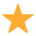 Free White Medium Star Icon