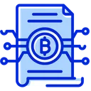 Free White Paper Bitcoin Paper Documents Symbol
