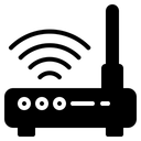 Free Wifi Router Modem Internet Device Icon