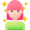 Free Wig Funny Clown Icon