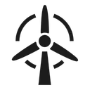 Free Wind Power Windmill Wind Turbine 아이콘
