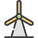 Free Okologie Und Umwelt Windenergie Turbine Symbol