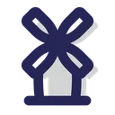 Free Windmill Wind House Icon