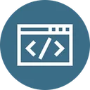 Free Window Code Coding Icon