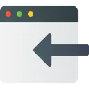 Free Window Export Arrow Icon