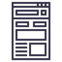 Free Window News Feed Icon