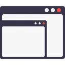 Free Window Page Subwindow Icon
