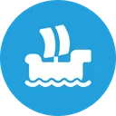 Free Windsurfing Boat Ship Icon