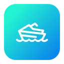 Free Windsurfing Boat Ship Icon