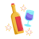 Free Wine bottle  Icon