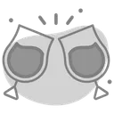 Free Wine Toast Cheers Glass Icon